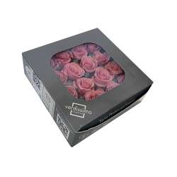 Cf 16pz rose mini stabilizzate rosa ..