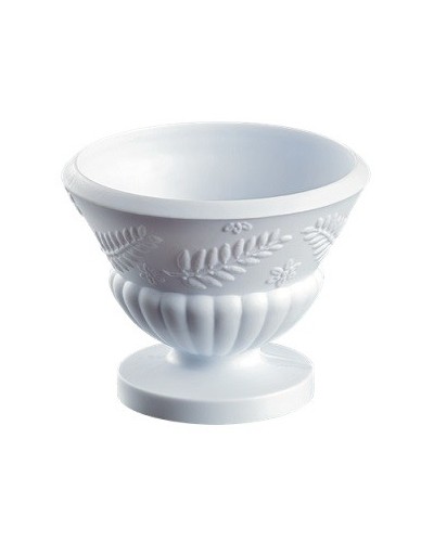 Cf 30 pz vaso calice bianco