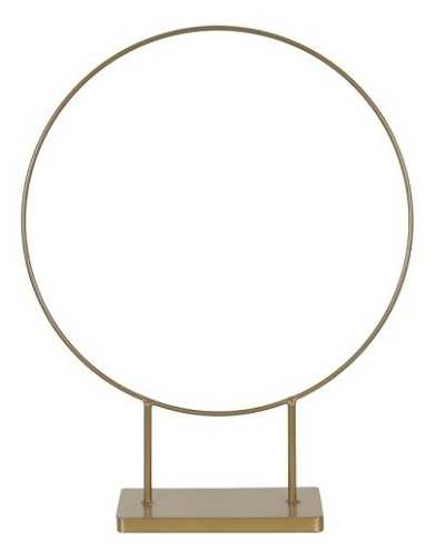 Cerchio decorativo in metallo con base smontabile