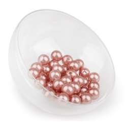 Perle circa 220 gr , marrone circa dm 8mm