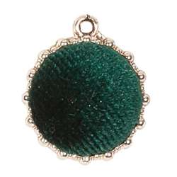 Cf 12pz raund button mm 20 dark green