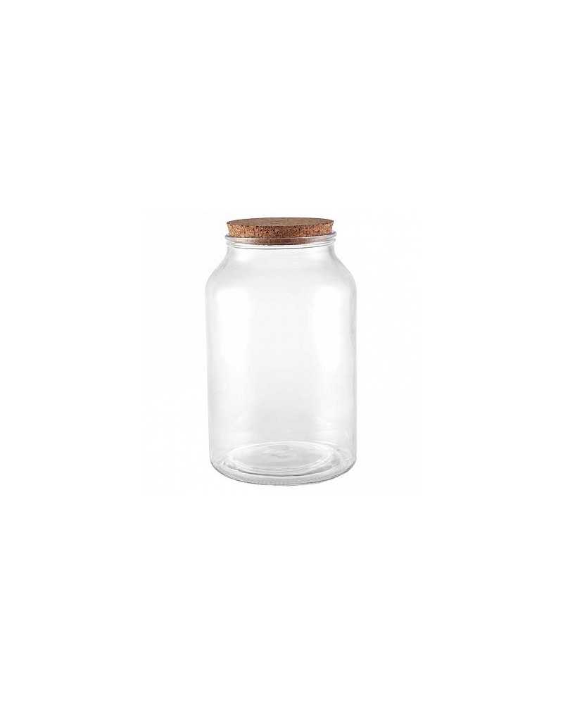 Vasi per Piante | Vaso Terrarium di vetro con tappo in sughero dm 16 h 26 | 8050538519910