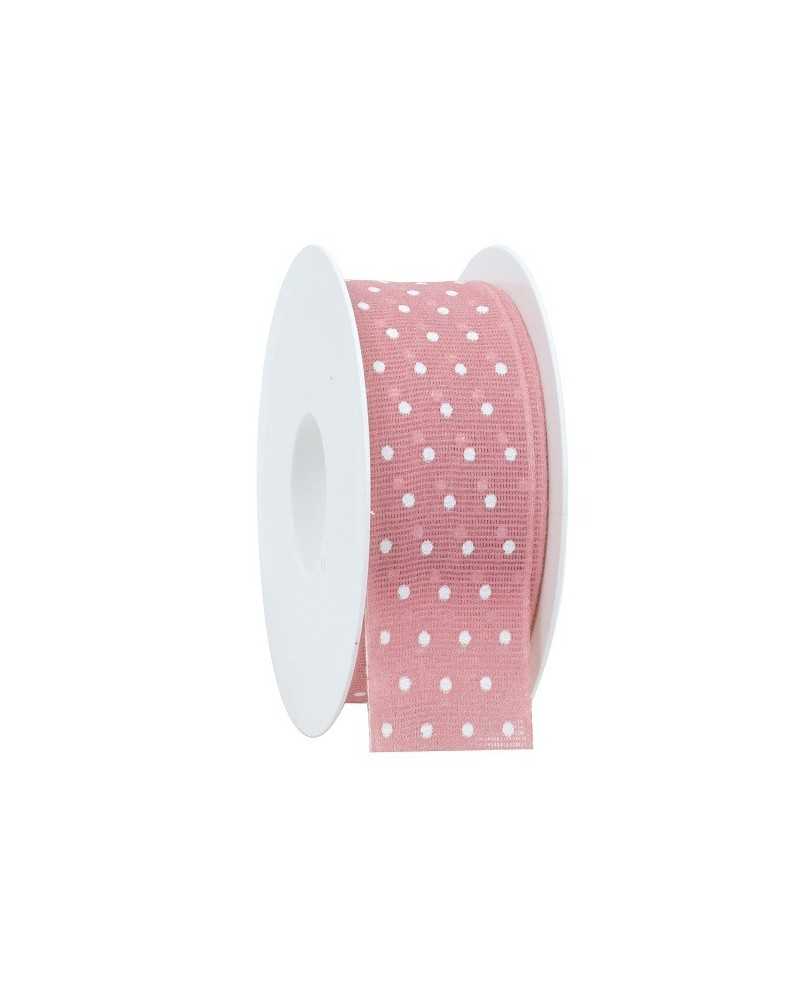 Nastri e Cordini | NASTRO POIS - H.4 CM X 20 MT - ROSA ANTICO | 4008953602544