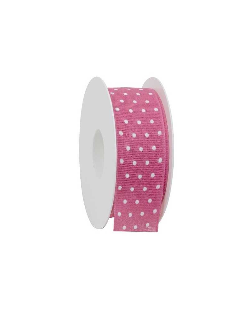 Nastri e Cordini | NASTRO POIS - H.4 CM X 20 MT - FUCSIA | 4008953602551