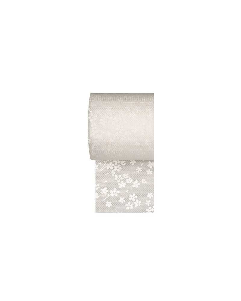 Nastri e Cordini | Nastro tnt floret etoffe cm 4 x50 mt bianco | 8013170725194