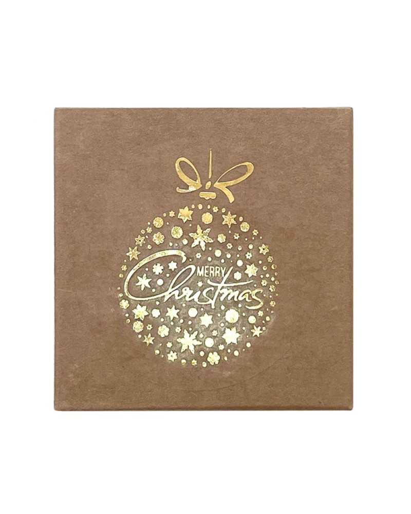 Dettagli per Confezioni | Cf 100pz etichette xmas ball dm 5 trasparente oro | 1000020451003