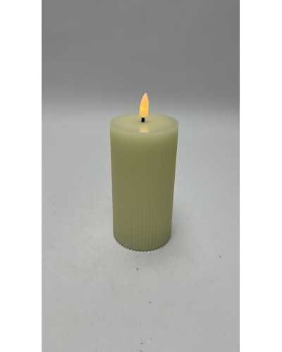 Decorazioni | CF 3 PZ - CANDELE A LED - DECORAZIONE RIGHINE - AVORIO | 8054751641540