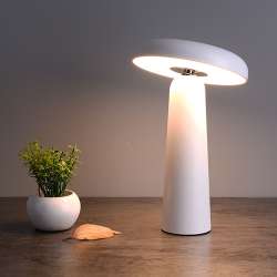 Lampada da tavolo cindy cm 14 h22  3200mah 6 ore ricarica us