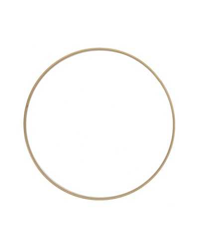 Strutture in ferro per Fiori | Cerchio Decorativo in Metallo Oro - Spessore 3 mm, Ø 30 cm | 8056146068192