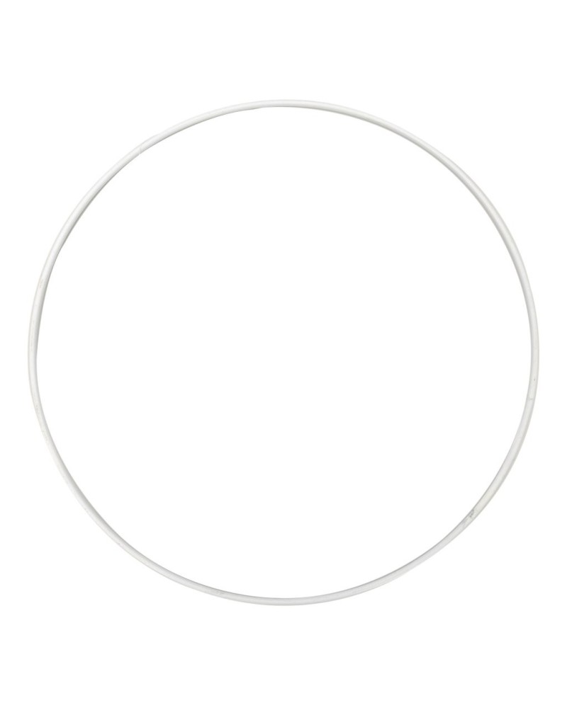 Strutture per Fiori | CERCHIO IN METALLO BIANCO - 3 MM X D.40 CM | 8056146068215