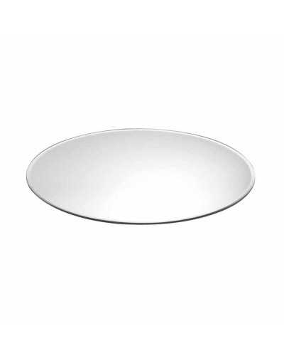 specchio tondo vetro Ø30 cm bordo bisellato decorazione