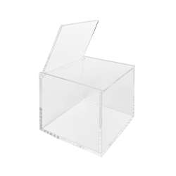 Scatola quadra 10x10 plastica trasparente