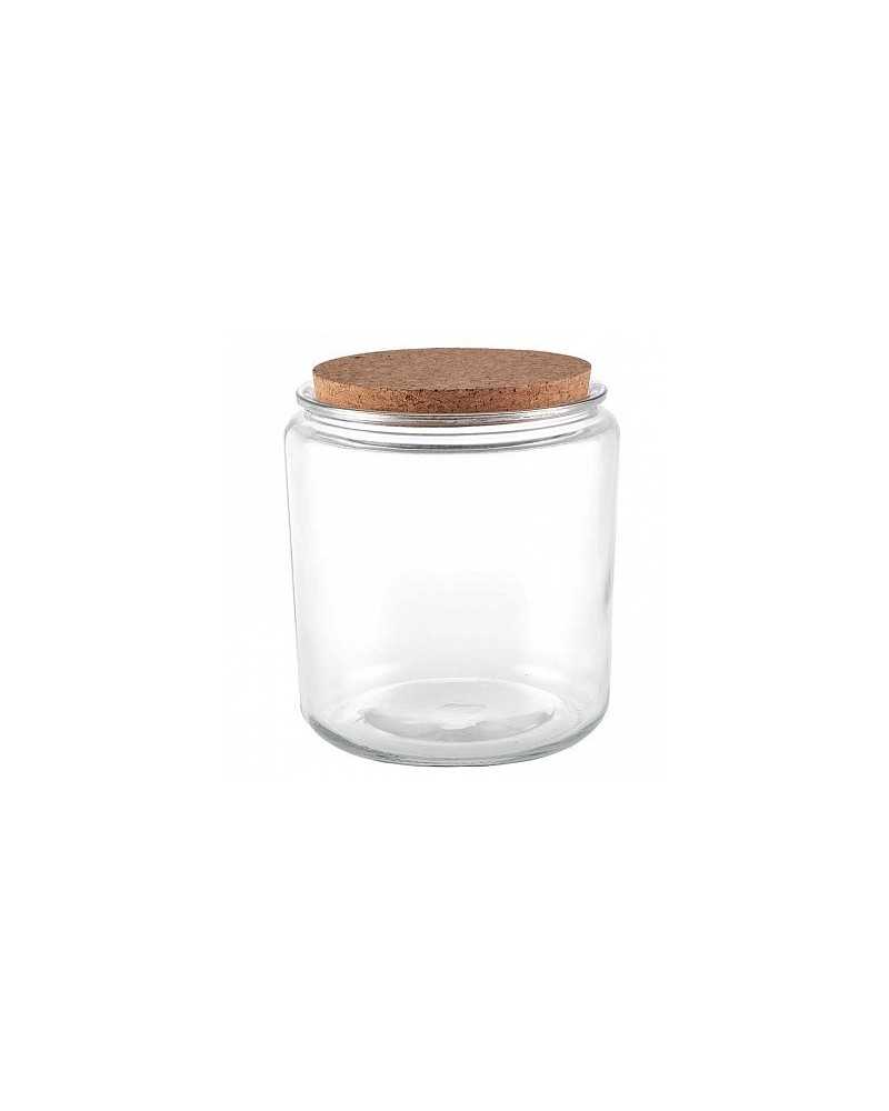 Vasi per Piante | Vaso Terrarium di vetro con tappo in sughero dm 18 h 21 | 8052747766291