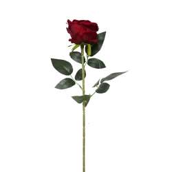 Flower Fantasy Rosa Singola Natural Touch H80cm – Rosa Rossa Velluto Elegante per Decorazioni Raffinate