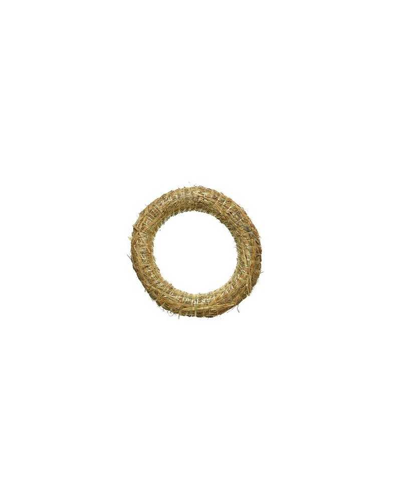 Corona in paglia naturale diametro 25 cm