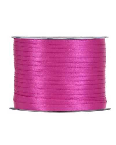 Nastro in raso fucsia 3 mm per decorazioni
