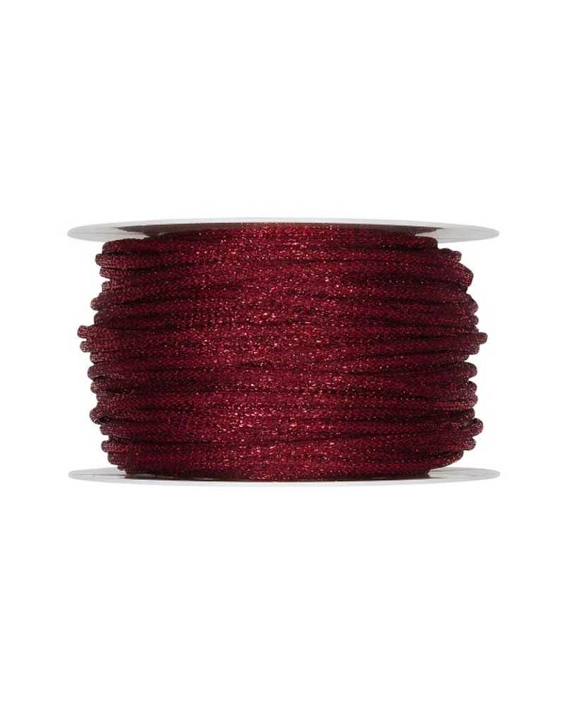 PACKAGING | CORDINO LUREX - D.1,1 MM X 25 MT - BORDEAUX | 4015275850461