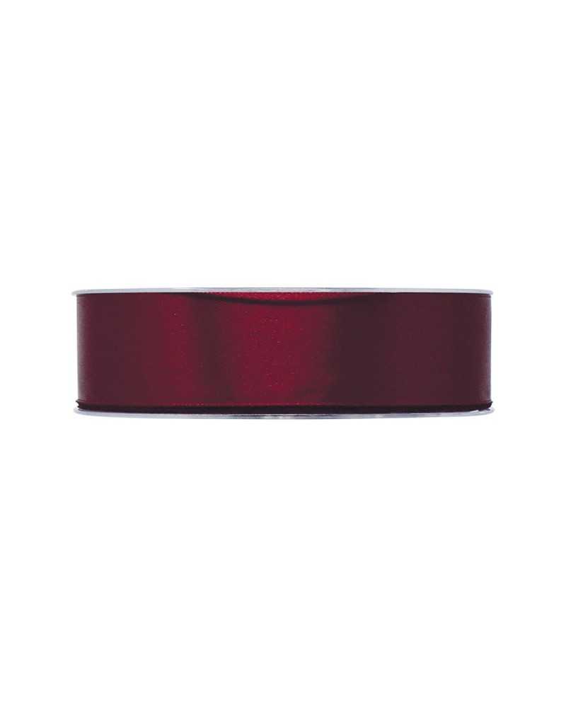 Nastri e Cordini | Nastro Doppio Raso – 25 mm x 50 m, Colore Bordeaux | 8032041856140