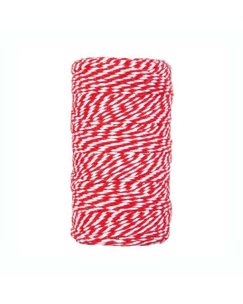 Nastri e Cordini | Nastro cordino bicolore mm2 x 100mt rosso bianco | 8052080008102