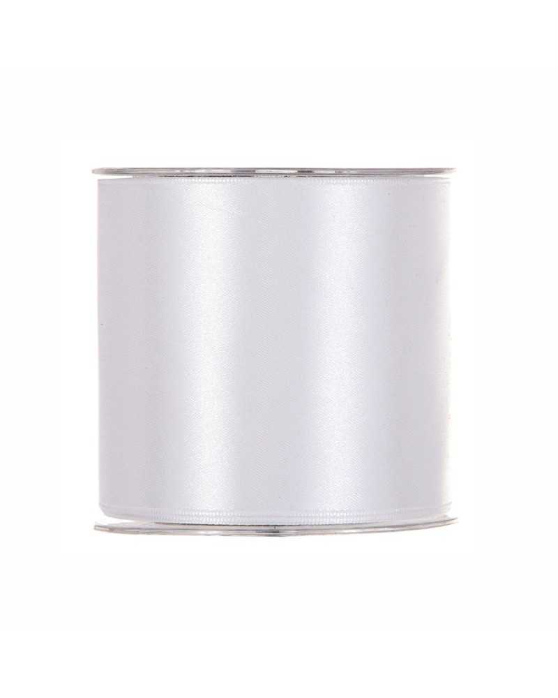 Nastri e Cordini | Nastro maxi satin cm 10x 25 mt bianco | 8055320624117