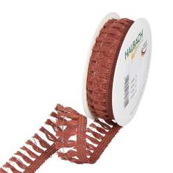 Nastro frange mm 25 x7 mt terracotta