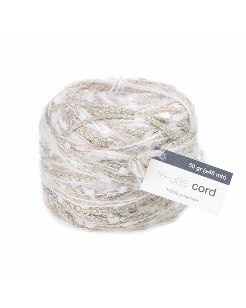 PACKAGING | NASTRO CORDINO RE-USE D.4 MM X 46 MT - 50 GR. - BEIGE/ORO | 8713438703239