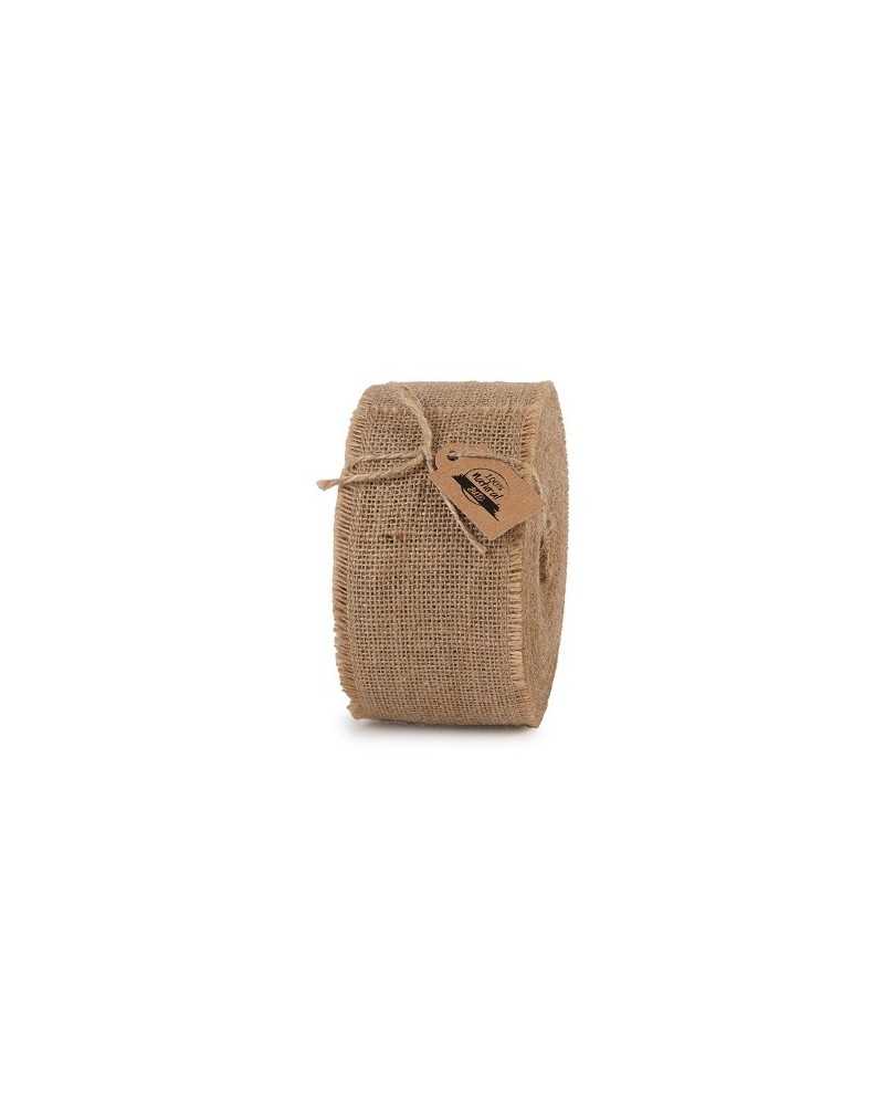 Nastri e Cordini | Nastro juta casablanca cm 8 x20 mt naturale | 8007227067863