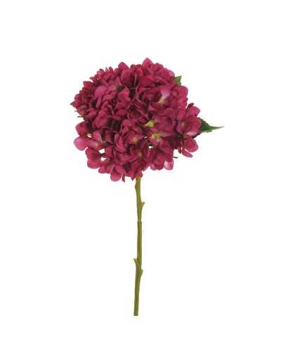 Fiori Artificiali | Ramo ortensia juliet dm 18 h 50 fucsia | 8025003387257