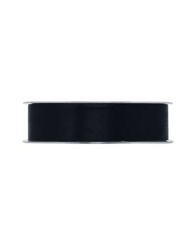 Nastri e Cordini | Nastro Doppio Raso – 25 mm x 50 m, Colore Nero | 8032041856300