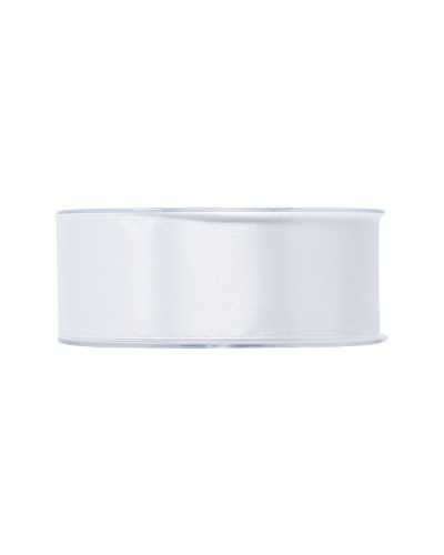 Nastri e Cordini | Nastro Doppio Raso – 40 mm x 50 m, Colore bianco | 8032041857017