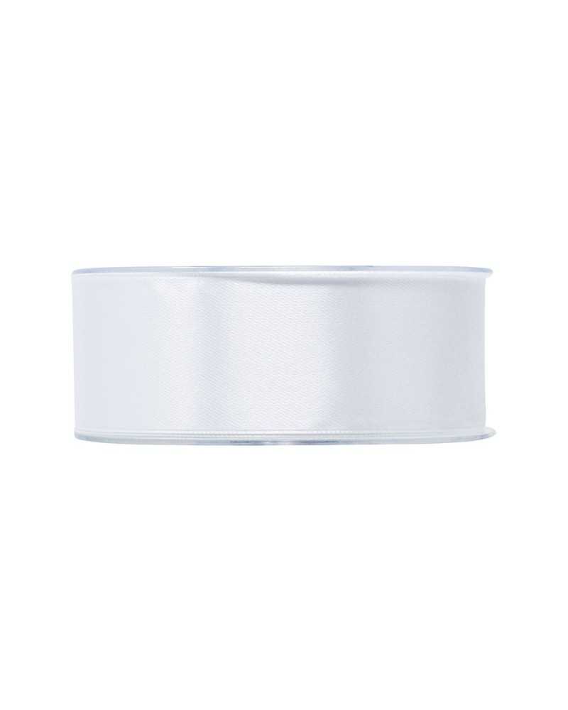 Nastri e Cordini | Nastro Doppio Raso – 40 mm x 50 m, Colore bianco | 8032041857017