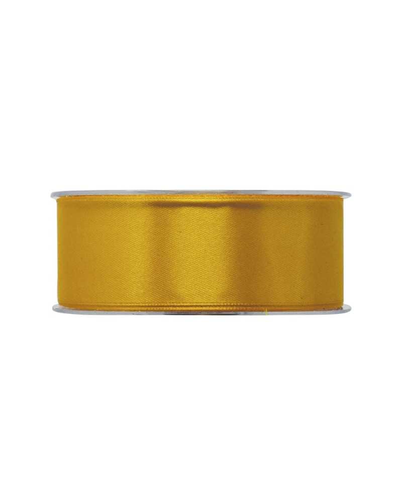 Nastri e Cordini | Nastro Doppio Raso – 40 mm x 50 m, Colore giallo ocra | 8032041857550