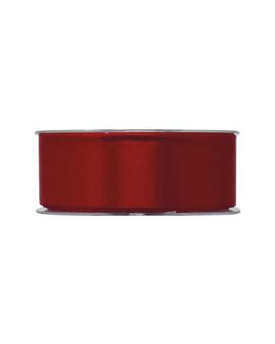 Nastri e Cordini | Nastro Doppio Raso – 40 mm x 50 m, Colore rosso scuro | 8032041857772