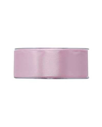 Nastri e Cordini | Nastro Doppio Raso – 40 mm x 50 m, Colore rosa | 8032041857093