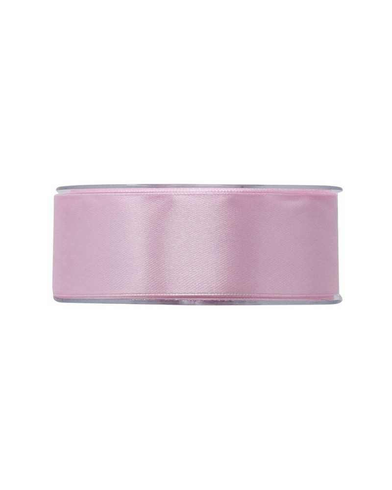 Nastri e Cordini | Nastro Doppio Raso – 40 mm x 50 m, Colore rosa | 8032041857093