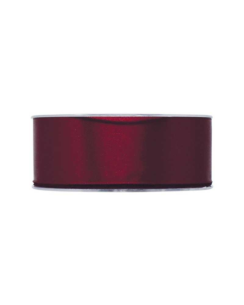 Nastri e Cordini | Nastro Doppio Raso – 40 mm x 50 m, Colore bordeaux | 8032041857147