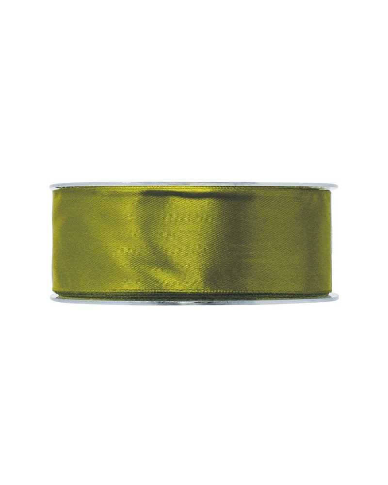 Nastri e Cordini | Nastro Doppio Raso – 40 mm x 50 m, Colore verde pistacchio | 8032041857277