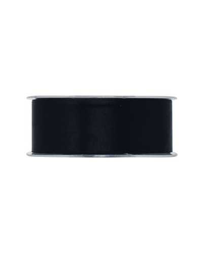 Nastri e Cordini | Nastro Doppio Raso – 40 mm x 50 m, Colore nero | 8032041857307