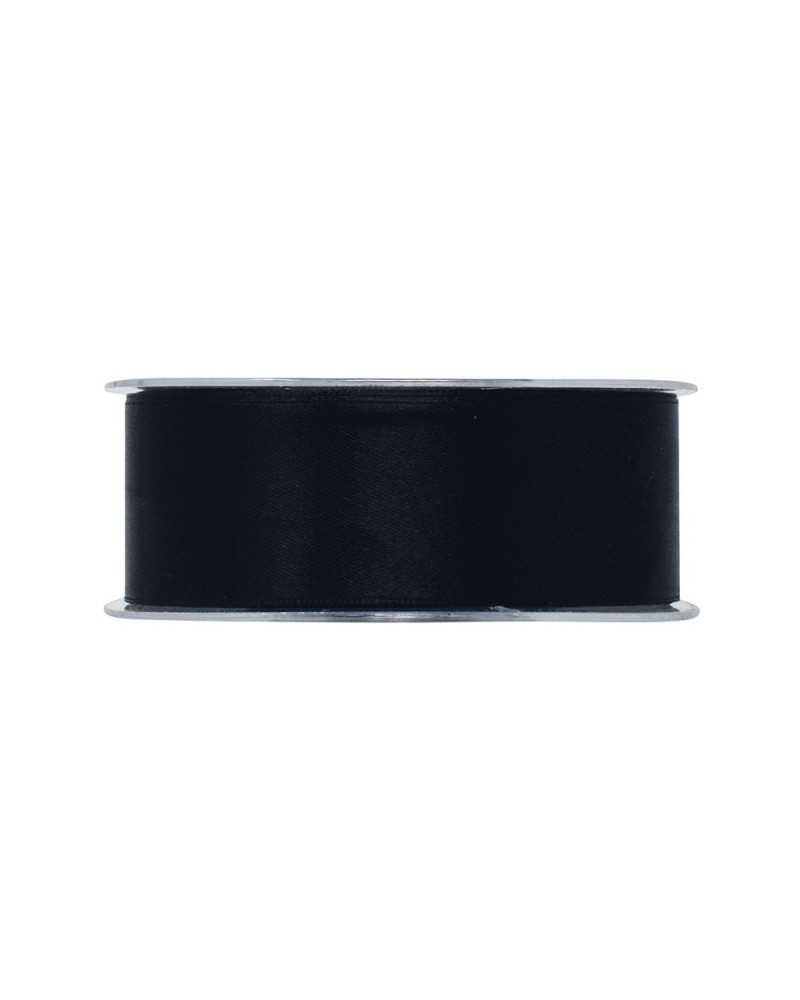 Nastri e Cordini | Nastro Doppio Raso – 40 mm x 50 m, Colore nero | 8032041857307