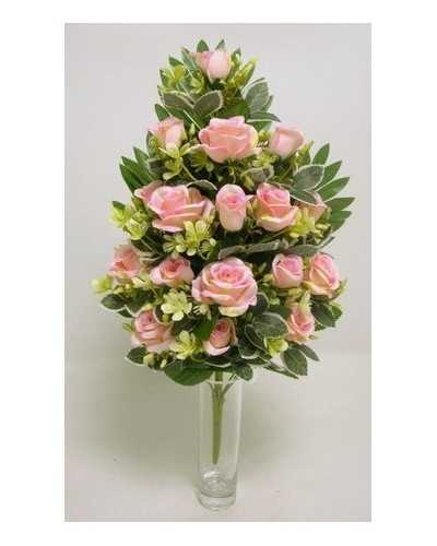 Fiori Artificiali | Frontale rose h 58 rosa | 8051090253830