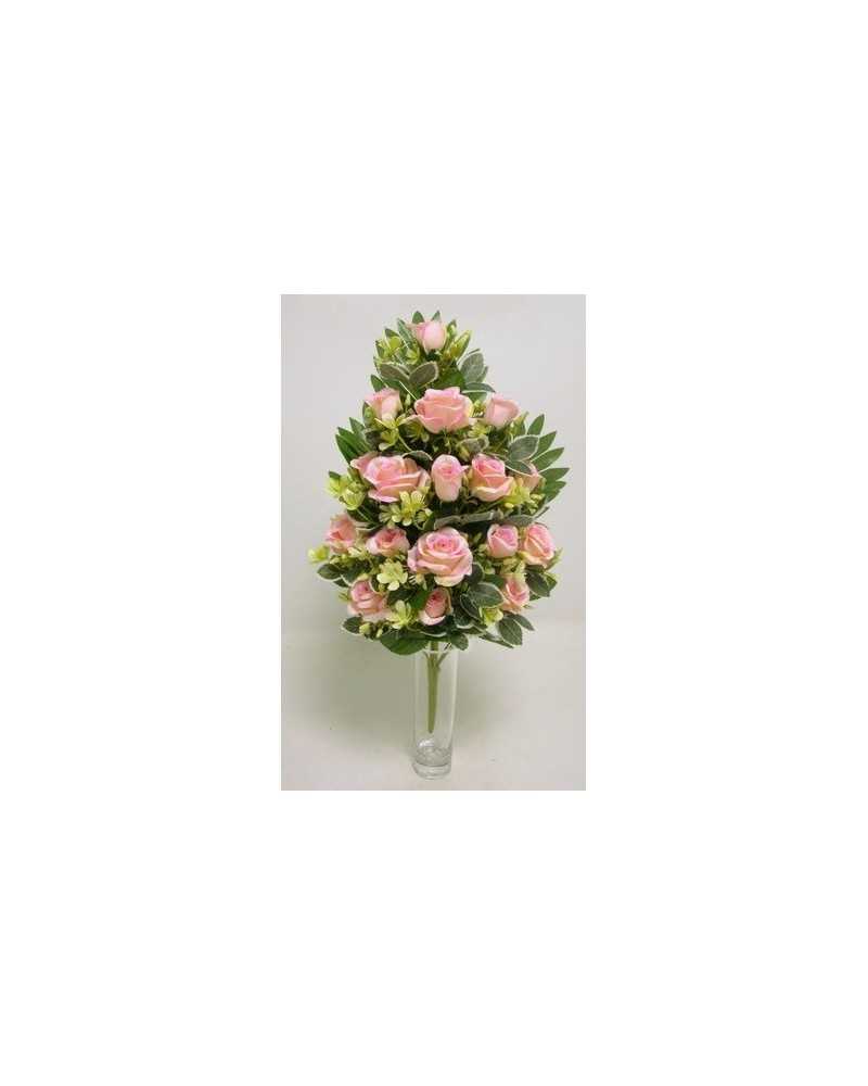 Fiori Artificiali | Frontale rose h 58 rosa | 8051090253830