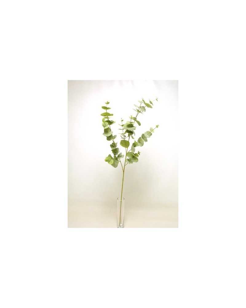 Rami e Foglie Artificiali | Ramo eucaliptus spray h 100 verde | 8051090356555