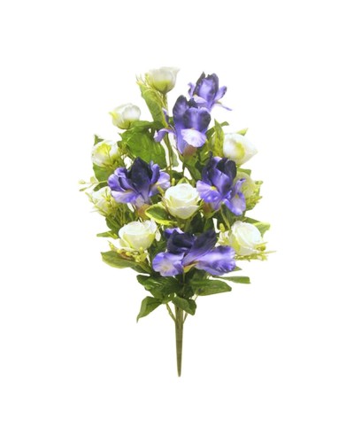 Fiori Artificiali | Frontale Rose-iris x15 h 50 cream | 8051090360149