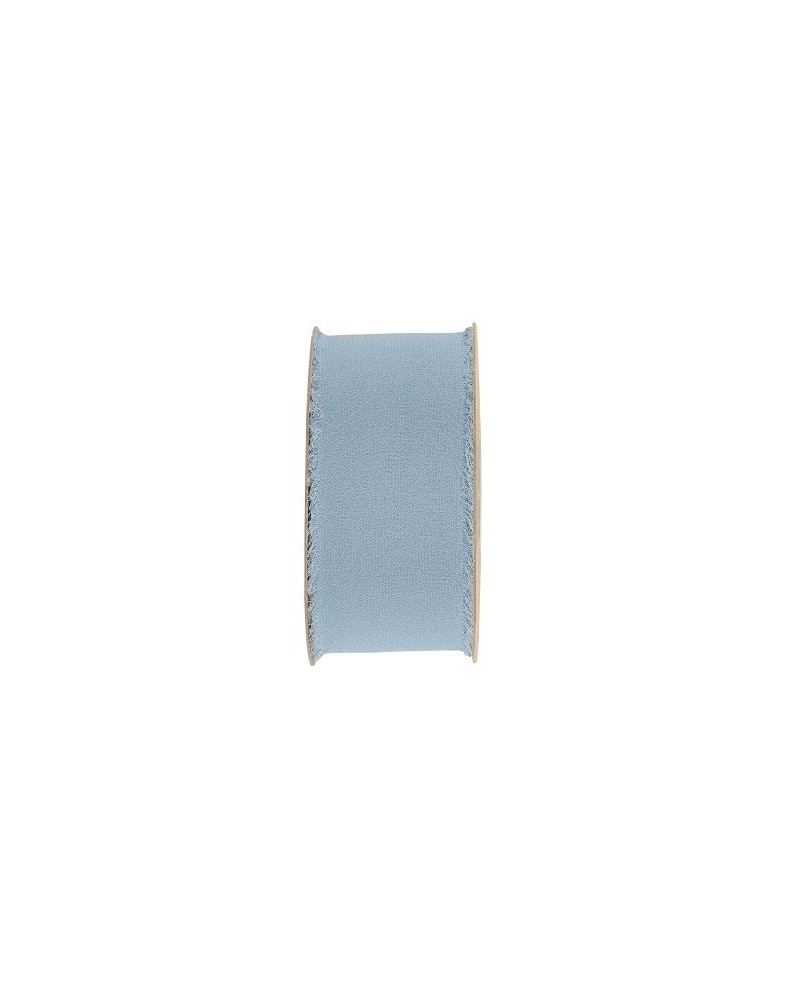 Nastro azzurro polvere chiffon 10 metri per bouquet