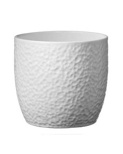 coprivaso in ceramica bianca