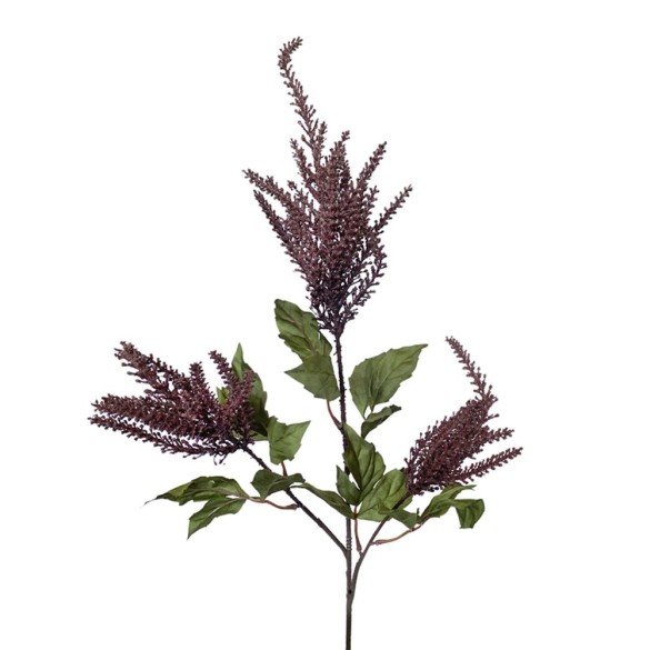 RAMO ASTILBE ARTIFICIALE X3- H.1 MT - BURGUNDY in Rami, Foglie e Frutti Artificiali