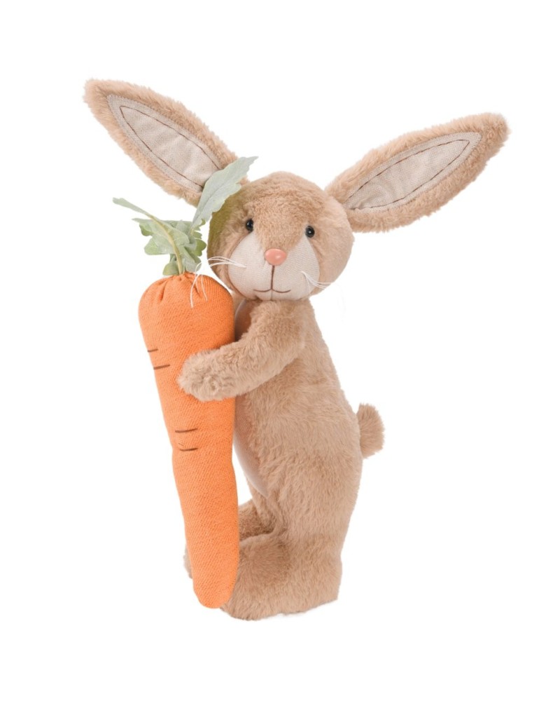 Soggetti e Personaggi | Coniglietto ferma porta in piedi con carota cm 20x15 h 51 | 8056146051606