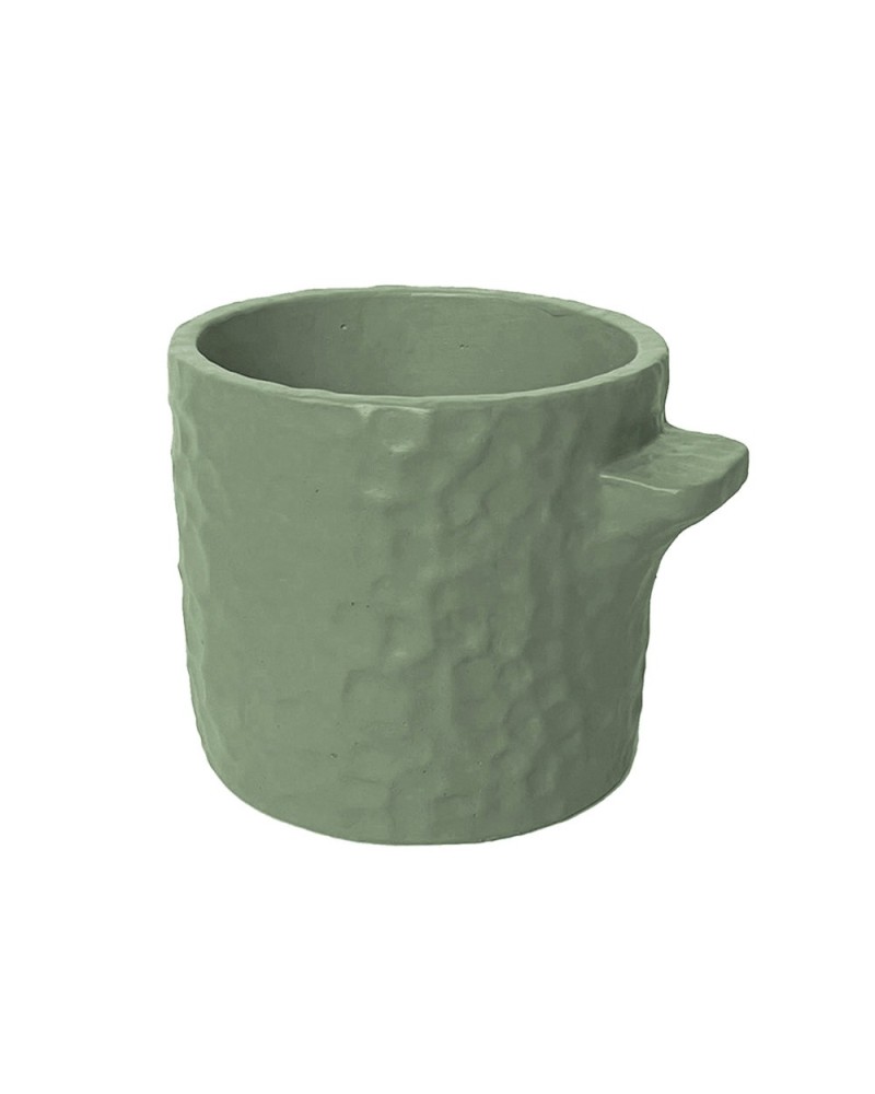 Vasi per Piante | PORTAVASO TONDO - D.23 CM X H.17 CM - BIANCO/ORO | 4027234386492