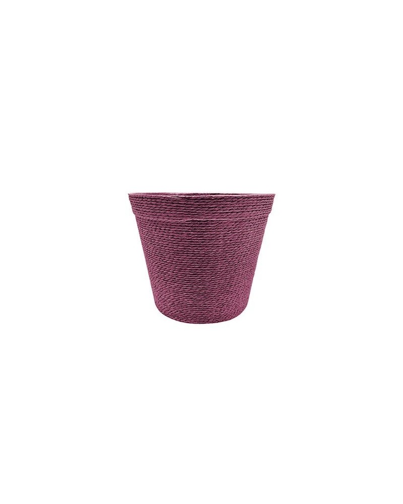 Decor Vasi & Coprivasi | Set 3 Portavasi in Corda (17x15 cm) – Colore Mauwe | 8054751643193