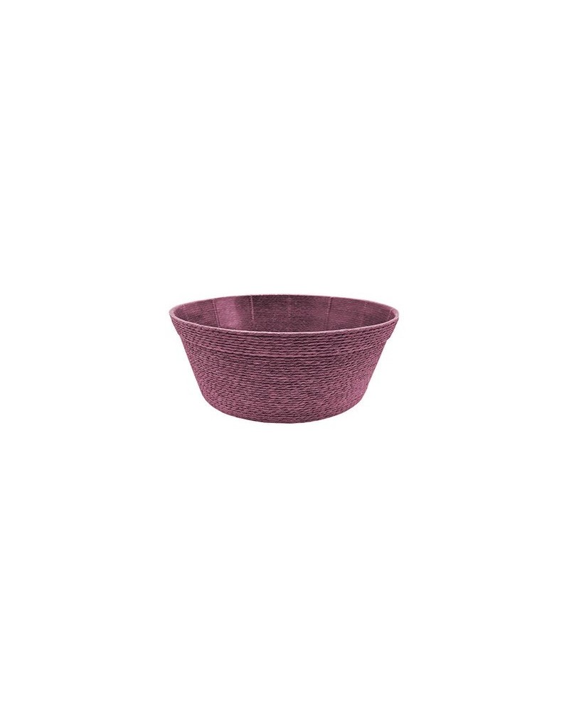 Decor Vasi & Coprivasi | Set da 3 Ciotole in Corda (24x10 cm) – Colore Mauwe | 8054751643254